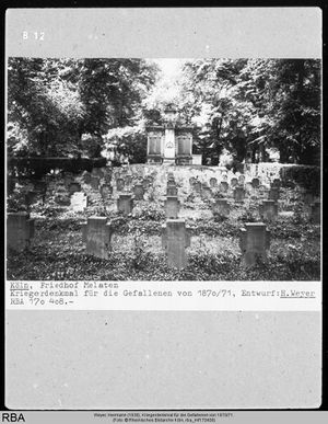 Friedhof Melaten Kriegerdenkmal 1870/71