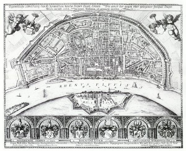 Plan von Wenzel Hollar 1635