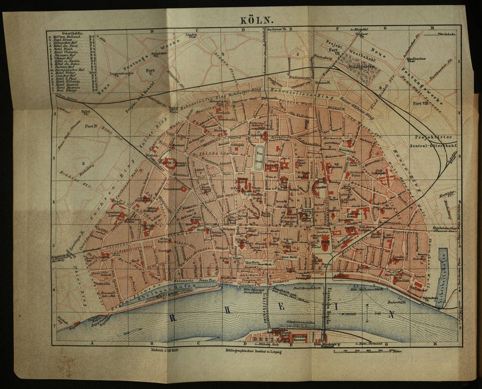 Köln-Stadtplan-1884 – Altes Köln